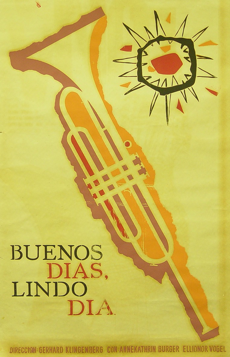 Buenos días lindo día (Icaic, Ricardo Reymena, 1963). Cartel cubano.
